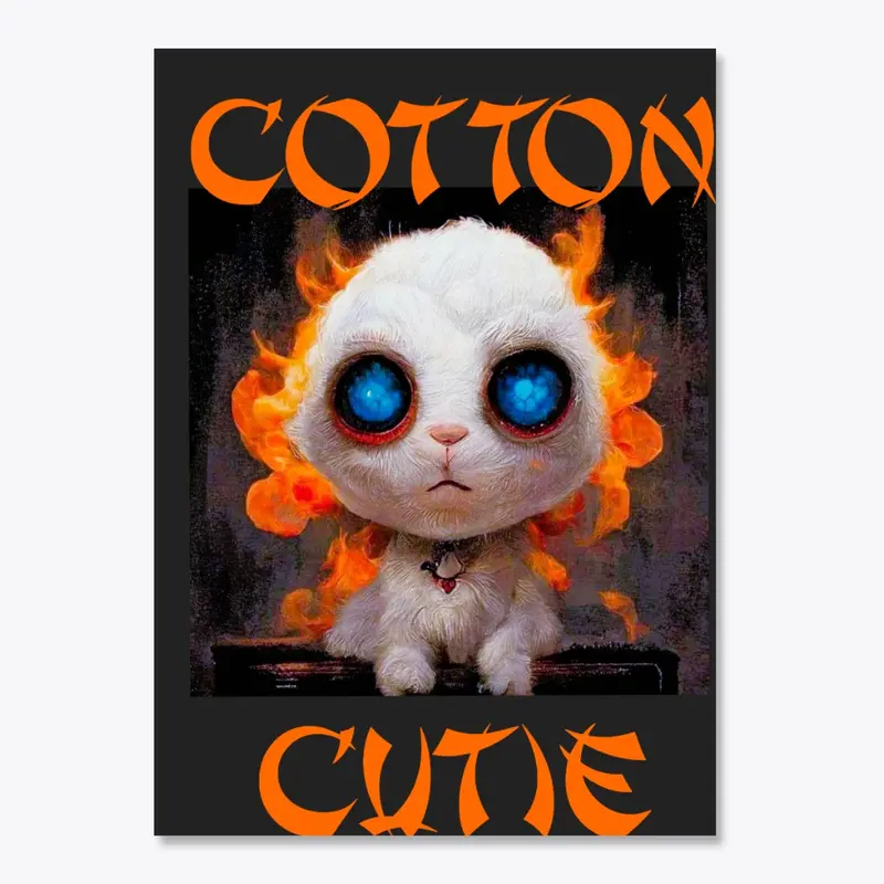 Cotton cutie sticker